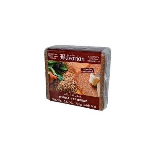 Bavarian Organic Whole Rye Bread (6x17.6Oz)