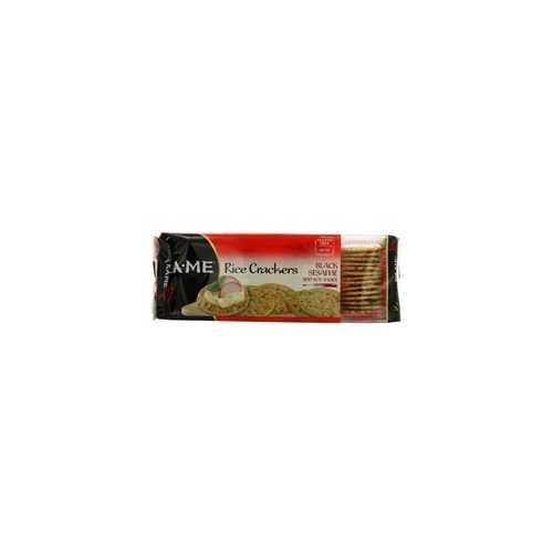 Ka-Me Rice Crunch Cracker Black Sesame & Soy Sauce (12x3.5Oz)