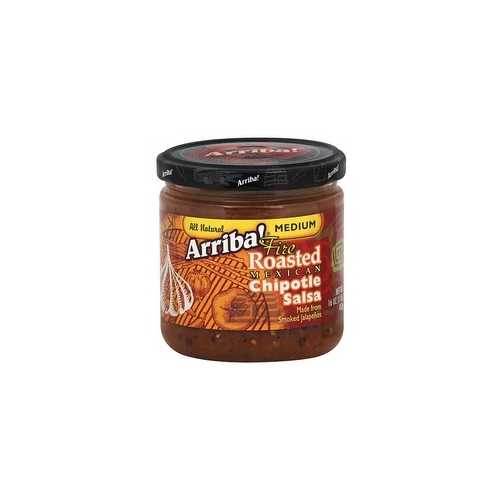 Arriba! Medium Fire Roasted Mexican Chipotle Salsa (6x16Oz)