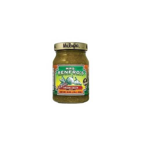 Mrs. Renfro's Green Hot Jalapeo Salsa (6x16Oz)