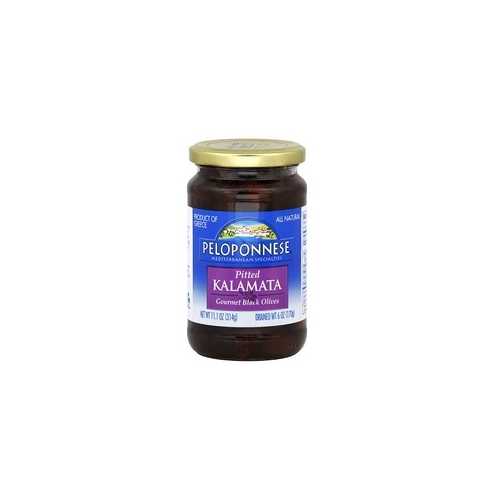 Peloponnese Pitted Kalamata Olives (6x6Oz)