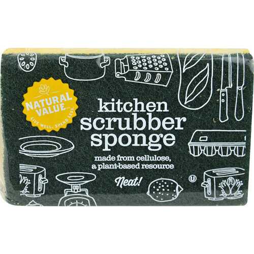 Natural Value Kitchen Scrubber Sponge (24x1CNT )