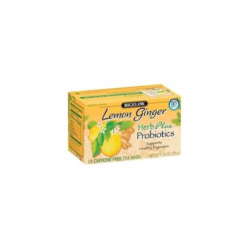 Bigelow Tea Herb Plus Probiotics Lemon Ginger (6x18 Bag )