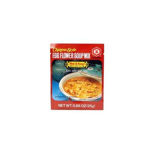 Kikkoman Egg Flower Soup Hot & Sour (12x0.88Oz)