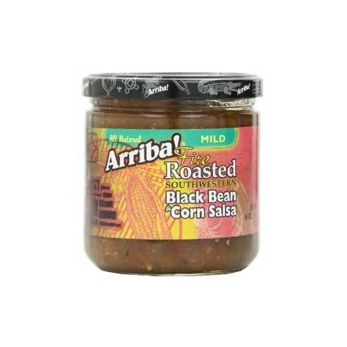 Arriba! Fire Roasted Southwestern Black Bean & Corn Salsa (6x16Oz)