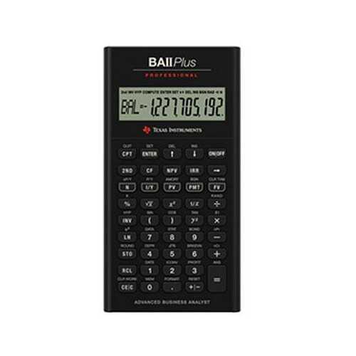 TI BA II Plus Pro Calculator