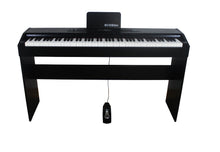 Charger l&#39;image dans la galerie, BAIYUAN 88 Keys Digital Electronic Piano Wood Grain Single - Pedal vertical heavy hammer teaching piano adult grading efforts
