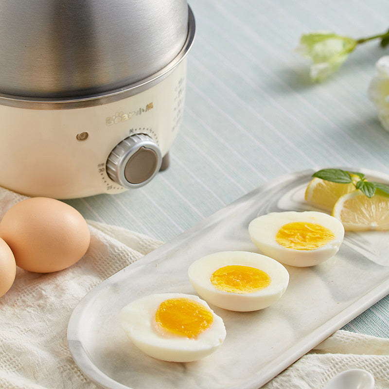 BEAR Mini Household Electric Egg Steamer Boiler Automatic Multi Cooker Egg Custard Steaming Cooker With TimerN