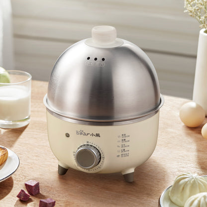 BEAR Mini Household Electric Egg Steamer Boiler Automatic Multi Cooker Egg Custard Steaming Cooker With TimerN