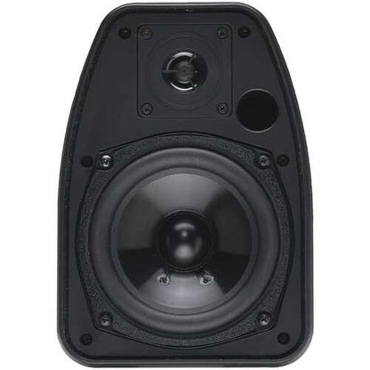 BIC America ADATTO DV52SI 125-Watt 2-Way 5.25-Inch Indoor/Outdoor Speakers with Keyholes for Versatile Mounting (Black)