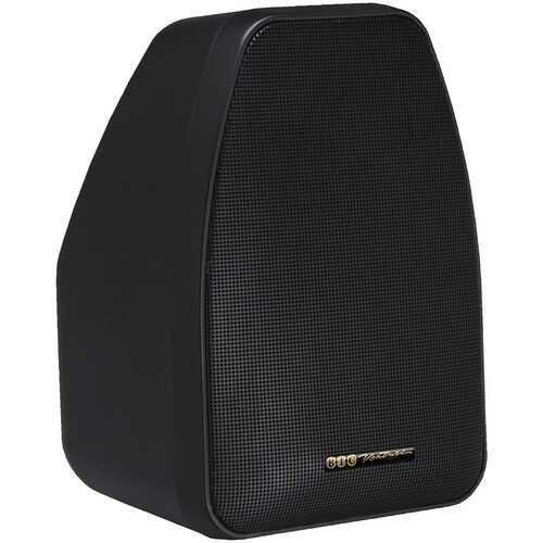 BIC America ADATTO DV52SI 125-Watt 2-Way 5.25-Inch Indoor/Outdoor Speakers with Keyholes for Versatile Mounting (Black)