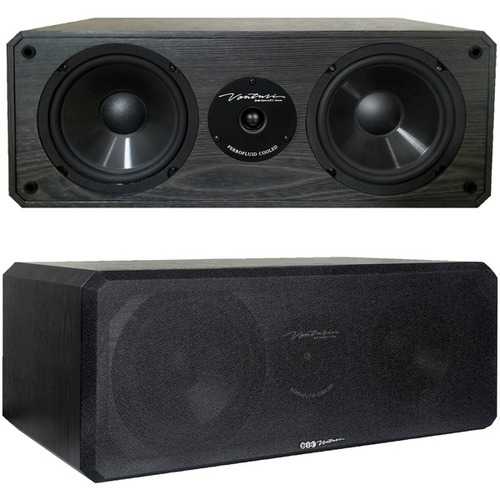 BIC America DV62CLR-S 175-Watt 2-Way 3-Driver 6.5-Inch Center Channel Speaker