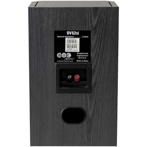 BIC America DV62SIB 175-Watt 2-Way 6.5-Inch Bookshelf and Surround Speakers