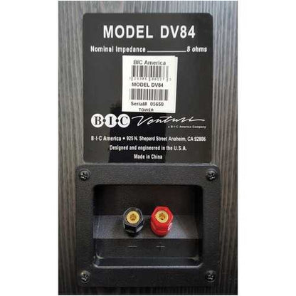BIC America DV 84 250-Watt 2-Way 8-Inch Slim-Design Tower Speaker for Home Theater and Music