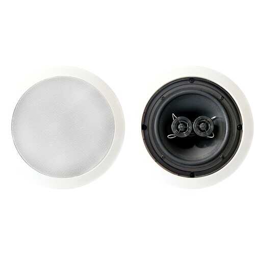 BIC America MSR6D 100-Watt 6.5" Dual Voice-Coil Stereo In-Ceiling Speaker