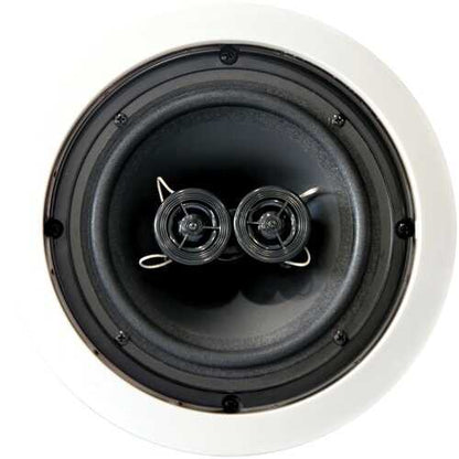 BIC America MSR6D 100-Watt 6.5" Dual Voice-Coil Stereo In-Ceiling Speaker