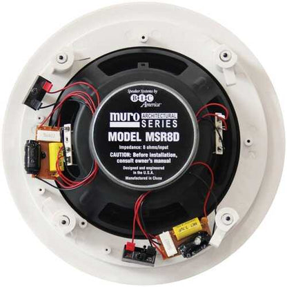 BIC America MSR8D 125-Watt 8" Dual Voice-Coil Stereo In-Ceiling Speaker