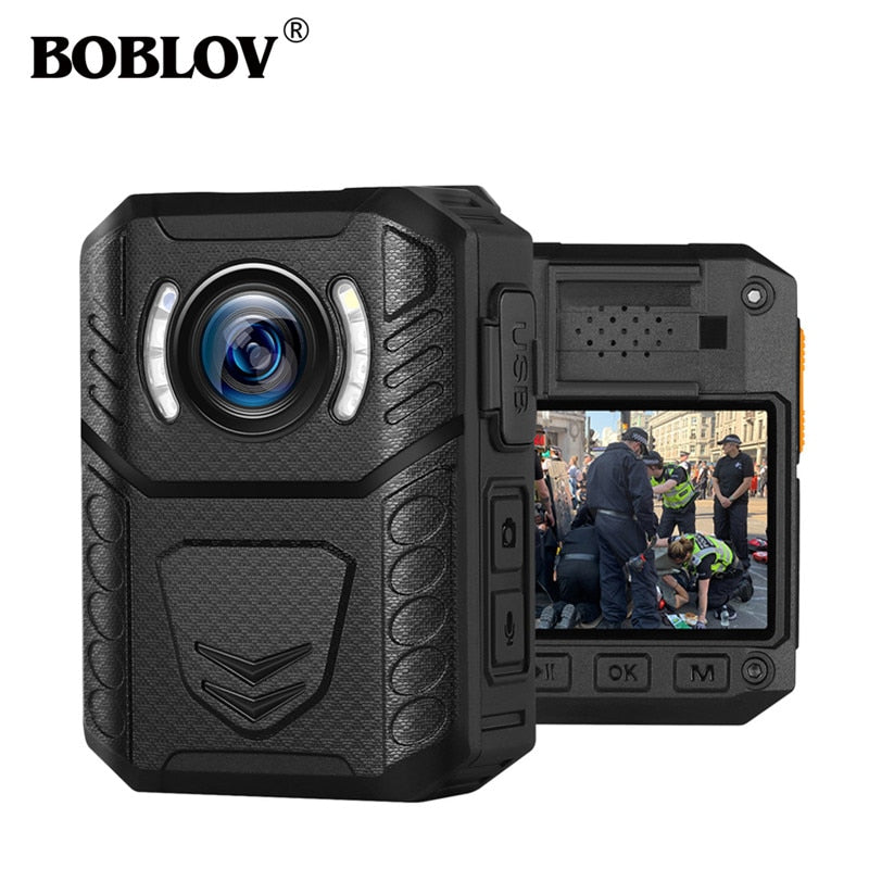 BOBLOV X3A Wearable Police Body Camera Auto Night Vision 1080P Mini Camcorder Sport DVR Video Cam IP65 Small Camera