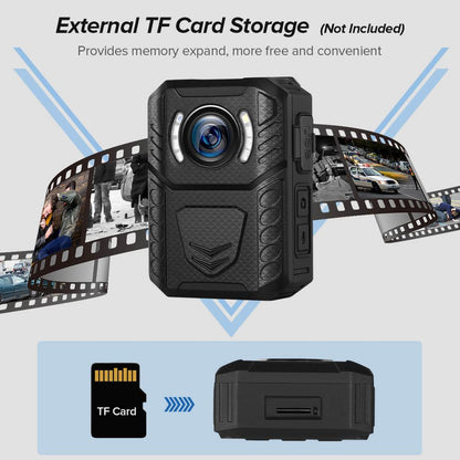 BOBLOV X3A Wearable Police Body Camera Auto Night Vision 1080P Mini Camcorder Sport DVR Video Cam IP65 Small Camera
