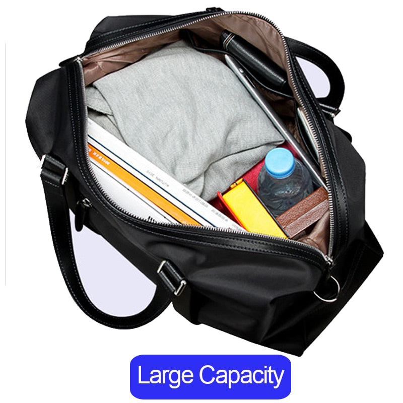 BOPAI Men Travel Bag Large Capacity Multifunctional Hand Bag Tote Shoulder Travel Bags Luggage Female Waterproof Duffle Handbag