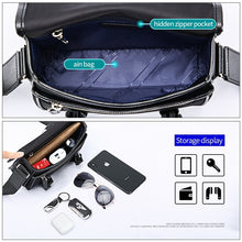 Load image into Gallery viewer, BOPAI New Casual Crossbody Bags Black Soft Small Briefcase Zipper Business Men Fashion High Quality Shoulder Bag For Travel
