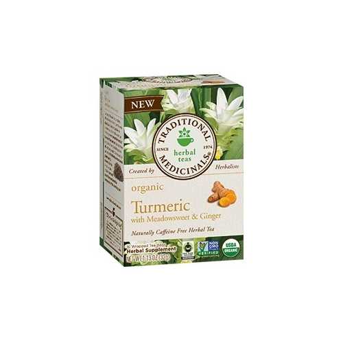 Traditional Medicinals Turmeric with Meadowsweet & Ginger Tea (6x16 BAG )