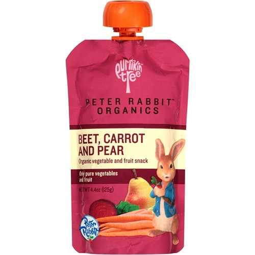 Peter Rabbit Organics Beet Carrot And Pear Vegetable And Fruit Snacks ...