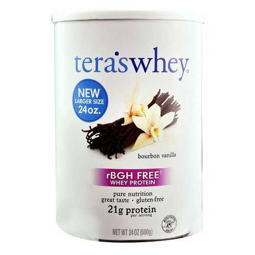 Tera's Whey rBGH Free Whey Protein Bourbon Vanilla (1x24 OZ)