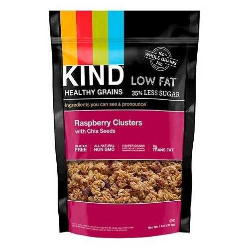 Kind Healthy Grains Raspberry Clusters with Chia Seeds (6x11 OZ)