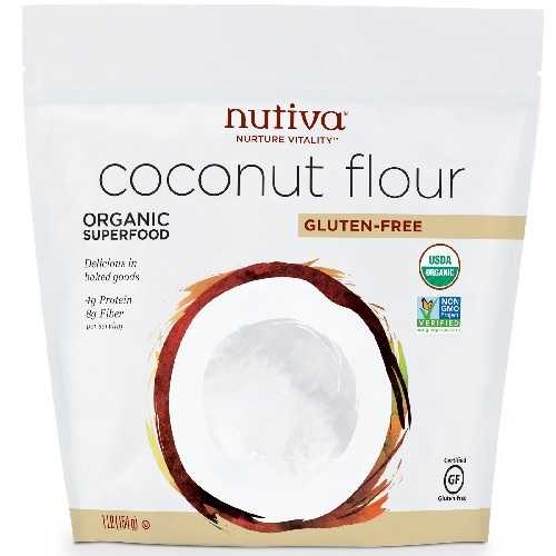 Nutiva Organic Coconut Flour, Gluten-Free (6X1 Lb  )