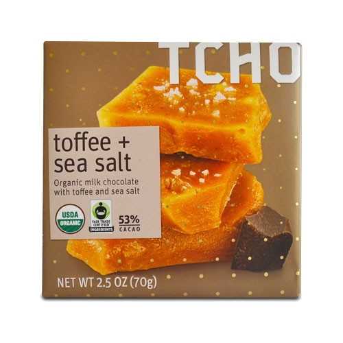 Tcho Chocolate Toffee Sea Salt (12x2.5 OZ)