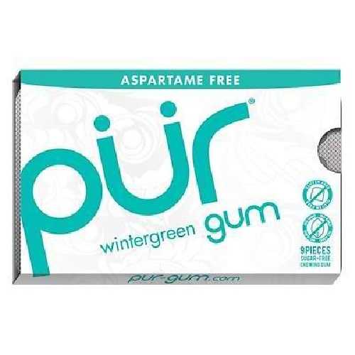 Pur Gum Wintergreen 9 Pc (12x12.6 Grams)