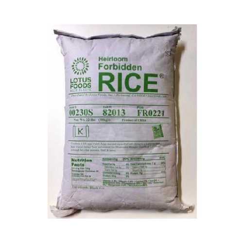 Lotus Foods Frbdn Rice Chna Black (1x22LB)