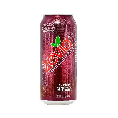 Zevia Nat Black Chry Soda (12x16OZ )