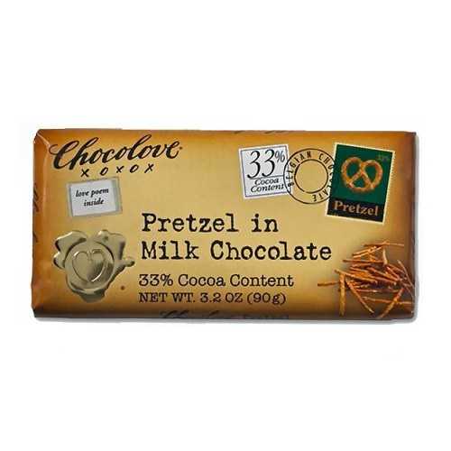 Chocolove Pretzel Milk Chocolate (12x2.9OZ)