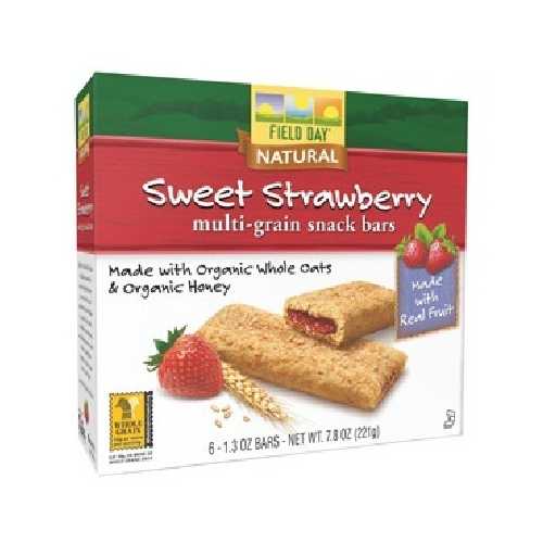 Field Day Snack Bar Sweet Strawberries (6x7.8OZ )