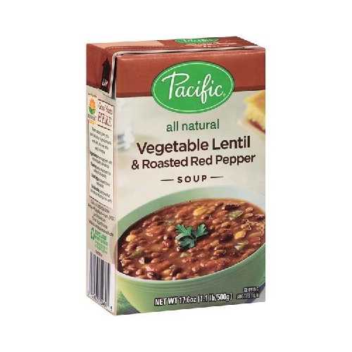 Pacific Natural Foods Veg Lntl/Red Pepper (12x17OZ )