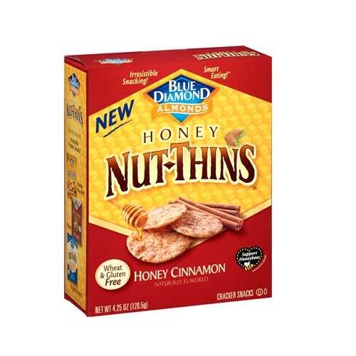 Blue Diamond Honey Cinnamon Nut Thins (12x4.25 OZ)