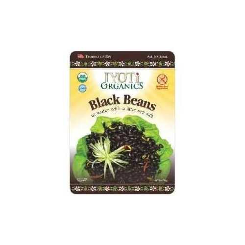Jyoti Organics Black Beans (6x10OZ )