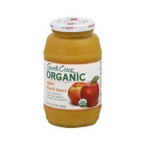 Santa Cruz Organics Apple Peach Sauce (12x23OZ )