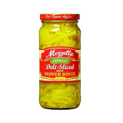 Mezzetta Deli Sliced Hot Pepper Rings (6x16OZ )