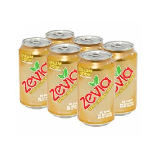 Zevia Creme Soda (4x6Pack )