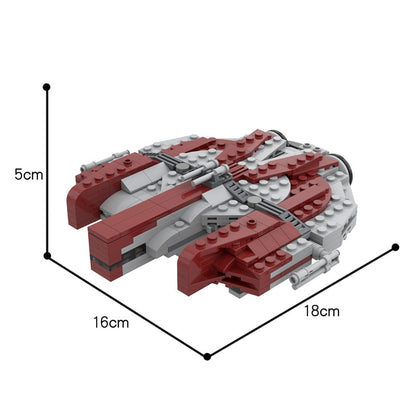 BZB MOC 24864 Star Ebon Hawk Knight War Scene Building Blocks Model Bricks Parts Kids Brain Game DIY Toys Brithday Best Gifts