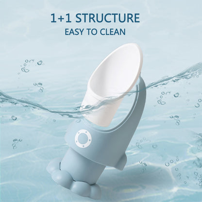 Baby Boy Urinal Rocket Shape Children's Pot Vertical Adjustable Wall-Mounted Pee Training Urinal Baby Potty Portable Toilet