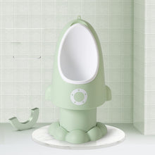 Cargar imagen en el visor de la galería, Baby Boy Urinal Rocket Shape Children&#39;s Pot Vertical Adjustable Wall-Mounted Pee Training Urinal Baby Potty Portable Toilet
