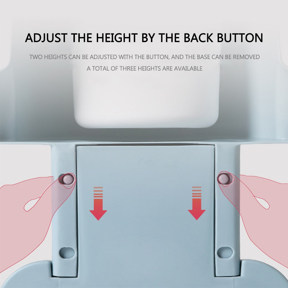 Baby Boy Urinal Rocket Shape Children's Pot Vertical Adjustable Wall-Mounted Pee Training Urinal Baby Potty Portable Toilet