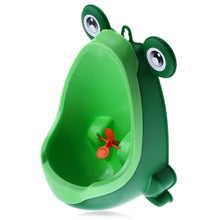 Load image into Gallery viewer, Baby Boys Standing Potty Frog Shape Wall-Mounted Urinals Toilet Training Children Stand Vertical Urinal Potty Pee Infant Toddler
