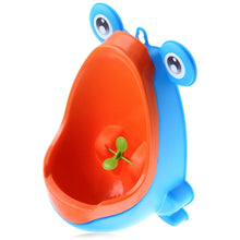 Load image into Gallery viewer, Baby Boys Standing Potty Frog Shape Wall-Mounted Urinals Toilet Training Children Stand Vertical Urinal Potty Pee Infant Toddler
