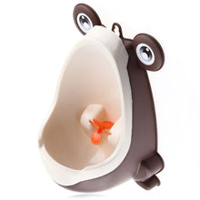 Load image into Gallery viewer, Baby Boys Standing Potty Frog Shape Wall-Mounted Urinals Toilet Training Children Stand Vertical Urinal Potty Pee Infant Toddler
