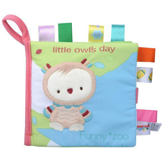 Baby Cloth Book Infant Animal Pattern Cloth Books Baby Goodnight Educational Cloth Book Cognition Toys